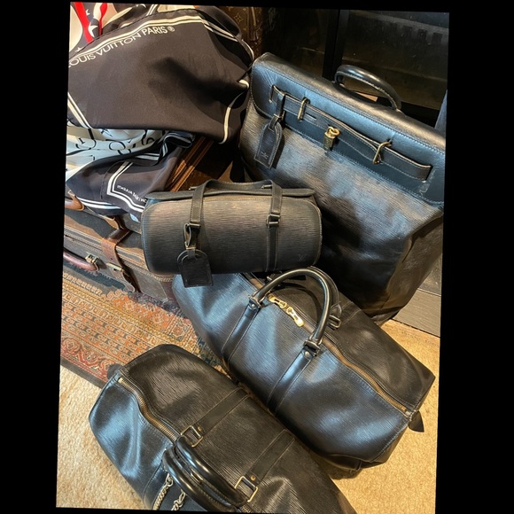 Louis Vuitton Black Epi 4 Piece Travel Set - Picture 10 of 10